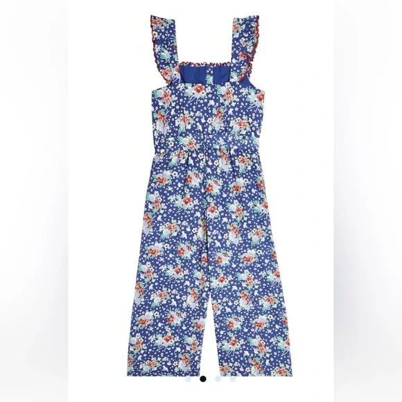 Polo Ralph Lauren Floral-printed cotton jumpsuit Size 8 - Picture 6 of 11